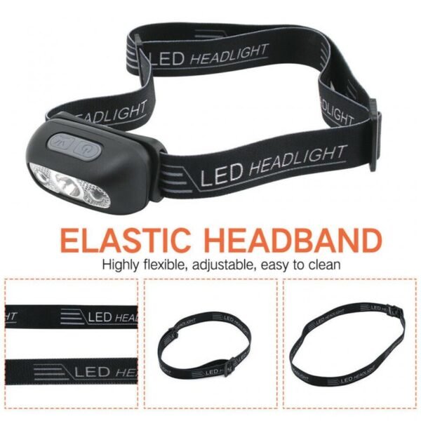 Outdoor LED USB Rechargeable Head Light Waterproof Fishing Headlight Running Camp Headlamp Torch Light Fishing Tools