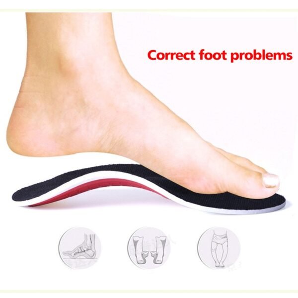 Premium Orthotic High Arch Support Insoles Gel Pad 3D Arch Support Flat Feet For Women Men 2
