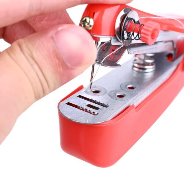 Towayer Portable Mini Manual Sewing Machine Simple Operation Sewing Tools Sewing Cloth Fabric Handy Needlework Tool 3