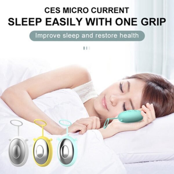 USB Charging Microcurrent Sleep Holding Sleep Aid Instrument Pressure Relief Sleep Device Hypnosis Instrument Massager and 3