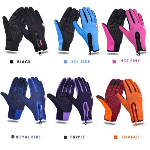 Unisex Touchscreen Winter Thermal Warm Cycling Bicycle Bike Ski Outdoor Camping Hiking Motorcycle Gloves Sports Full 2
