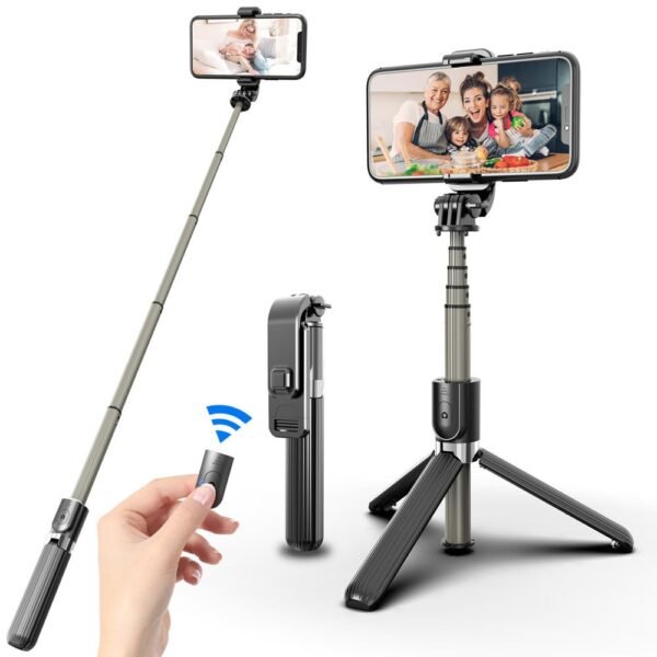 Wireless Bluetooth Selfie Stick Tripod Handheld Balance Stabilizer Sports Live Foldable Universal Holder for Iphone Huawei