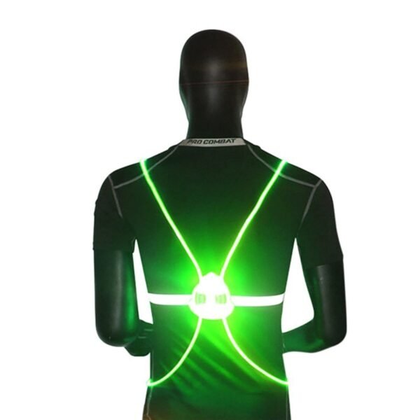 360 High Visibility Reflective Vest Flash LED Driving Night Driving Cycling Outdoor Light Up Cycling Safety 4