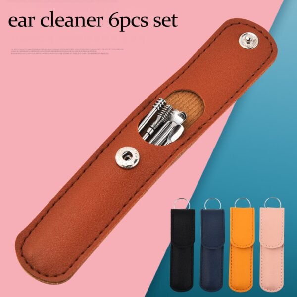 6PCS Ear Cleaner Wax Removal Tool Earpick Sticks Earwax Remover Curette Ear Pick Cleaning Ear Cleanser 2