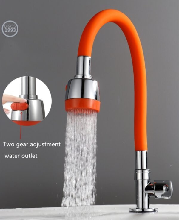 Flexible Hose Silicone Tube Kitchen Faucet 360 Degree Water Tap Filter General Interface bathroom faucets home 2