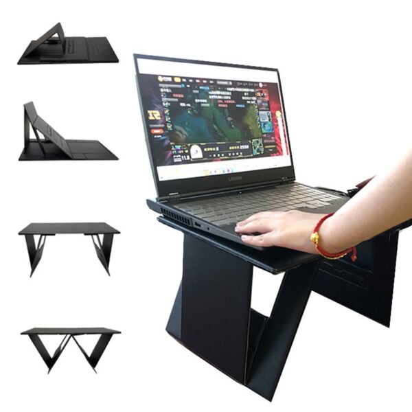 Laptop Stand Paper Thin Durable Laptop Desk For Bed Office Notebook Foldable Portable Freely Adjust Laptop