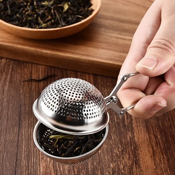 Mesh Tea Strainer Stainless Steel Tea Infuser Reusable Metal Tea Bag Filter Loose Leaf Green Tea 3
