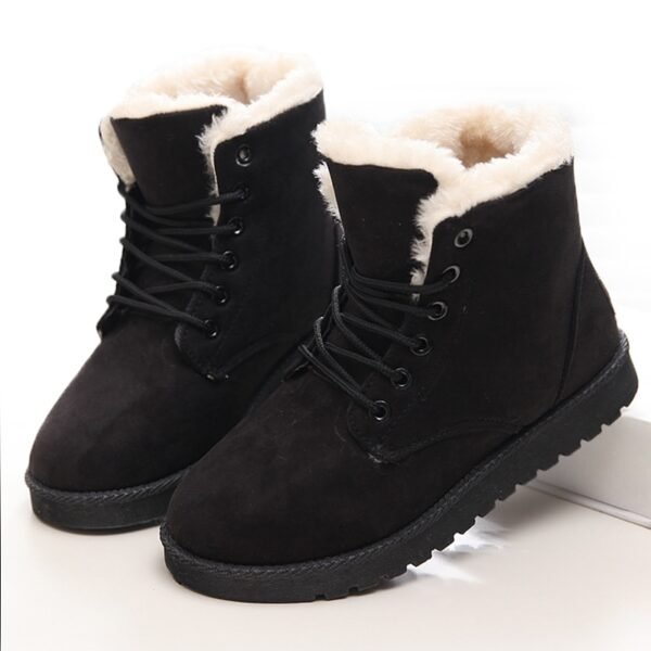 Women Boots Winter Warm Snow Boots Women Faux Suede Ankle Boots For Female Winter Shoes Botas