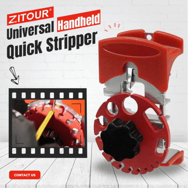Zitour Universal Handheld Quick Stripper Electric Wire Demolisher Portable Stripper Multi Tool Crimping Tools Wire Cable 2