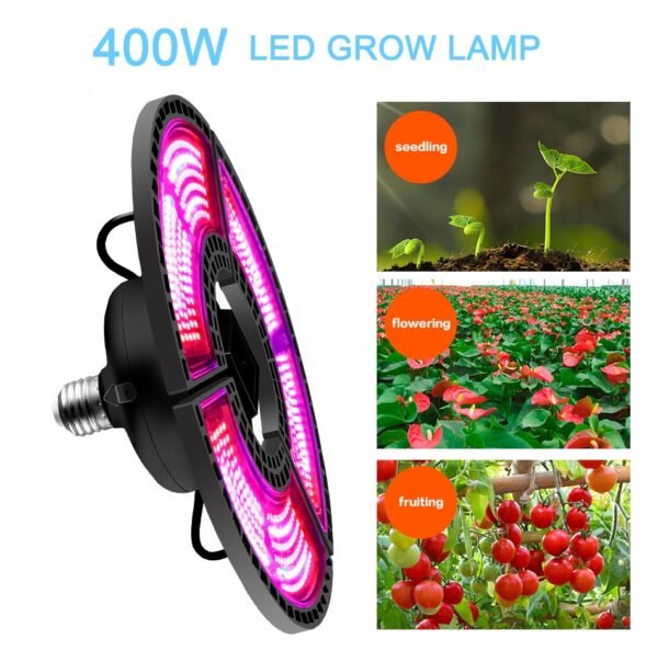 100 200 300 400W LED Grow Light Panel Full Spectrum Phyto Lamp E27 E26 Lamp For