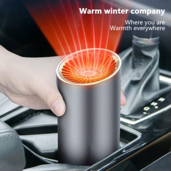 12V Heater for Auto Car Heater Cup Shape Car Warm Air Blower Electric Fan Windshield Defogging 1