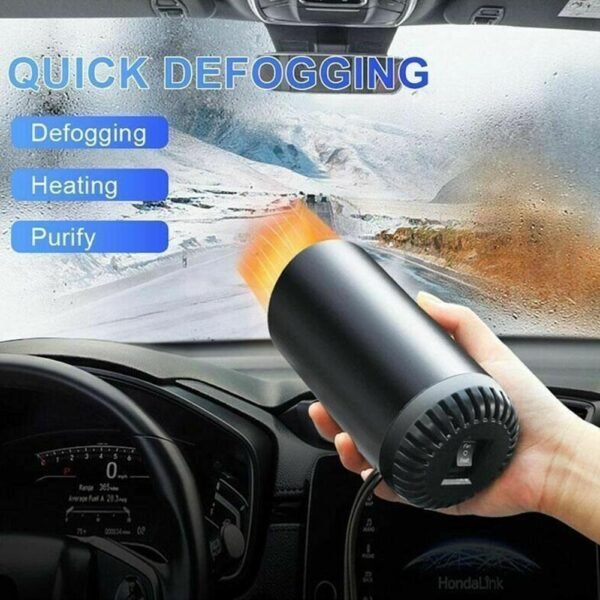 12V Heater for Auto Car Heater Cup Shape Car Warm Air Blower Electric Fan Windshield Defogging