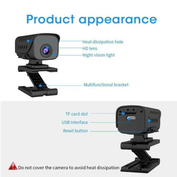 2021 New 1080P Wireless Mini WiFi Camera Home Security Camera IP CCTV Surveillance IR Night Vision 5