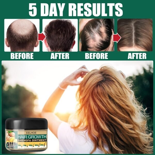 30g Hair Loss Treatment Hair Growth Cream Moisturizing Scalp Massage Hair Care Essence Conditioner 3