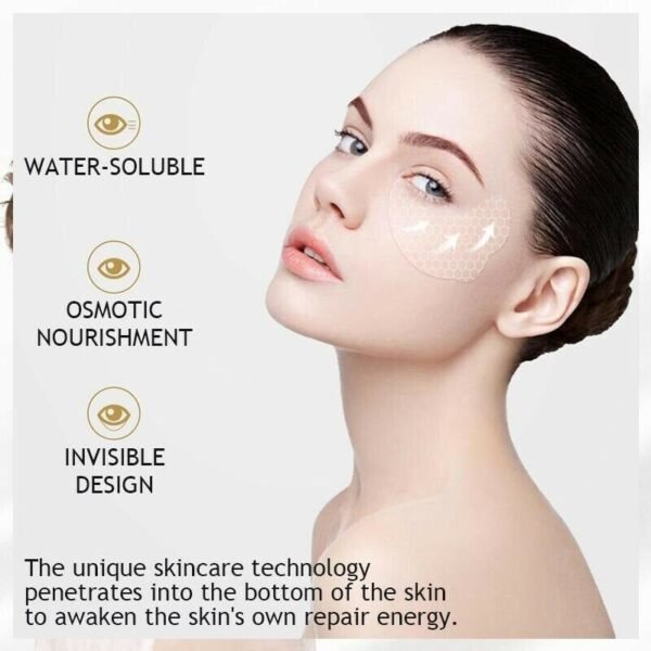 5pcs Beauty Face Nutrition Eye Mask Moisturizing Removal Sticker Remove Eye Bags And Dark Circles And 1
