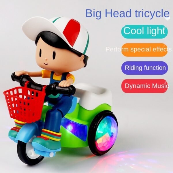 Baby Infant Rotating Stunt Universal Car Light Music Toy Car Children s Electric Toys 0 1 5