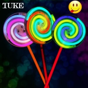 Cool Rotatable Fluorescent Lollipop Toy
