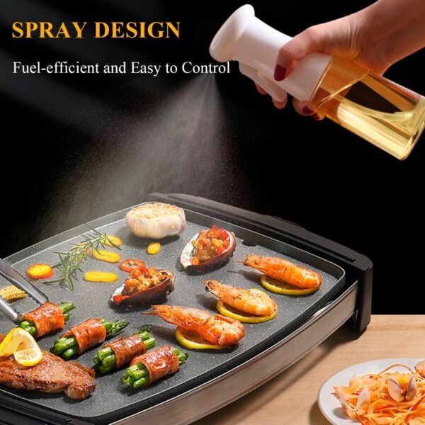 Kitchen Oil Bottle 210ml Oil Spray Bottle Cooking Baking Vinegar Mist Sprayer Barbecue Spray Bottle Cooking 1