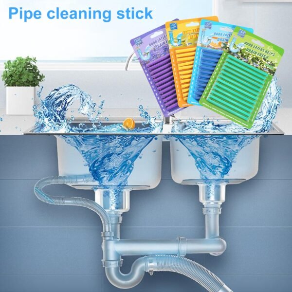Pipe Cleaning Stick Household Drain Cleaner Sticks for Drain Pipe Cleaning Stick Household Drain Cleaner Sticks 3