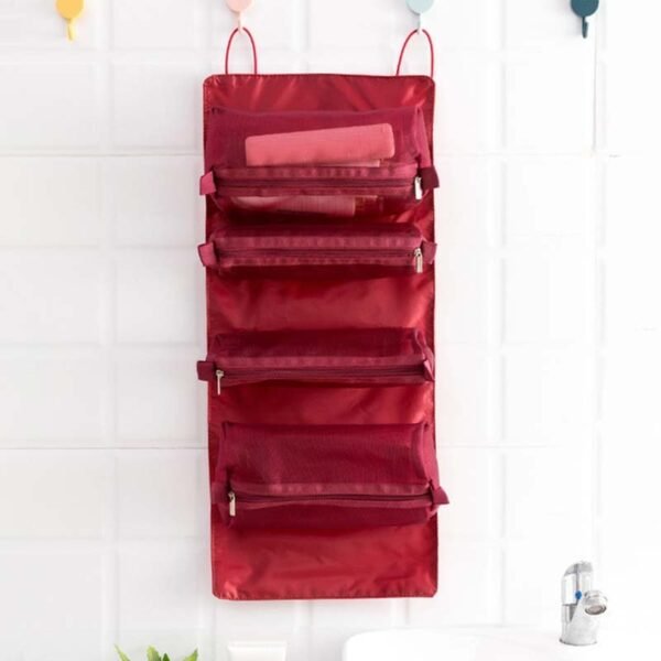Travel Makeup Bags Washing Toiletry Waterproof Nylon Travel Organizer Bag Kits Storage Bags Unisex Women Cosmetic 1
