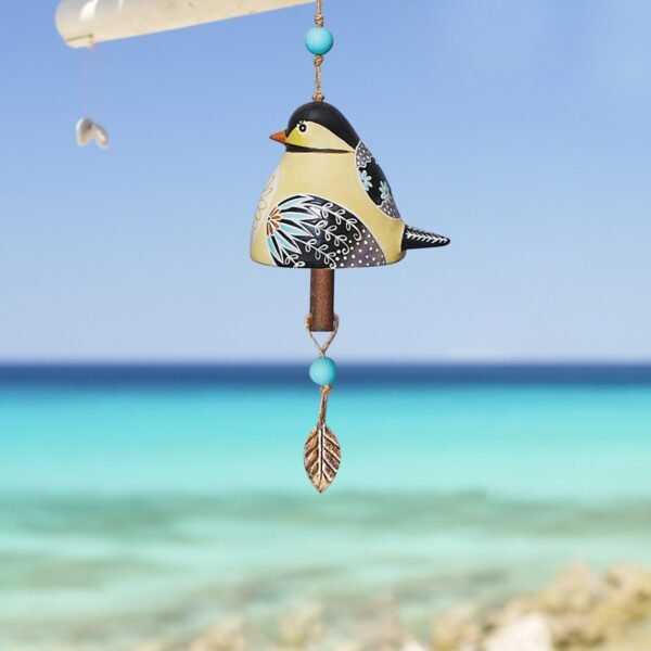 Bird Song Bell Bird Wind Chime For Wall Window Door Wind Bell Hanging Ornaments Vintage Home 4