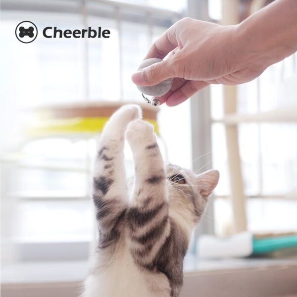 Cheerble Ball Small Plush Ball Magic Ball Cat Toy Ball Tease Cat Intelligent Automatic Chargeble Cat 2