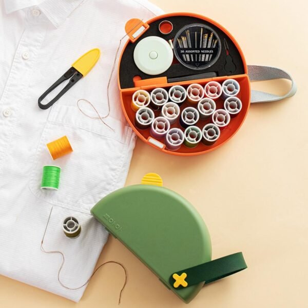 1 Set Sewing Kit Compact Complete Accessories PP Emergency Repairs Mini Sew Kits for Home Needlework 2