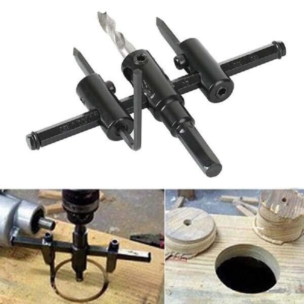 30mm 300mm Adjustable Aircraft Type Hole Opener Circle Hole Cutter Cut Tool Hole Saw Drill Bit