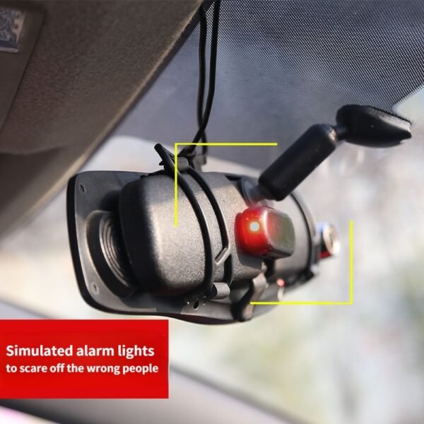 Car Fake Security Light Solar Powered Simulated Dummy Alarm Wireless Warning Anti Theft Caution Lamp LED 1