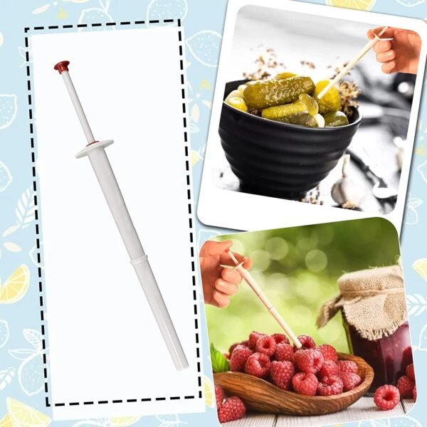 Multifunction Pickle Picker Flexible Stainless Steel Pickle Pincher Olive Pepper Grabber Food Grabber Tools Kitchen Accessories 4