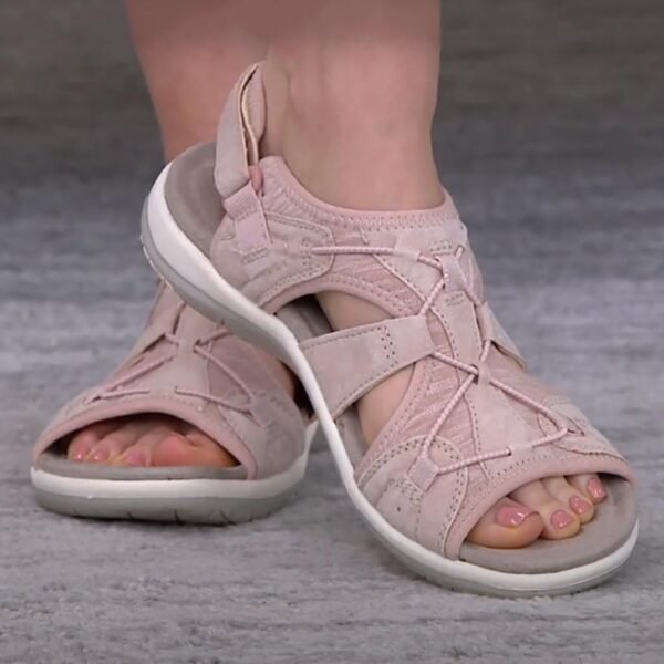 New Hollow Sandals Women Beach Shoes Summer Women Sandals Casual Flats Solid Color Open Toe Cut