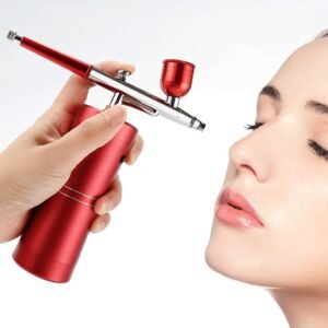 Portable Airbrush Make Up Kit Nano Facial Spray Vapour Ion Face Steamer Moisturizing Facial Deep Cleaning