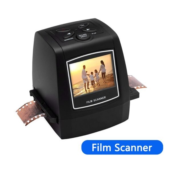 Protable Negative Film Scanner 35mm 135mm Slide Film Converter Photo Digital Image Viewer with 2 4 1