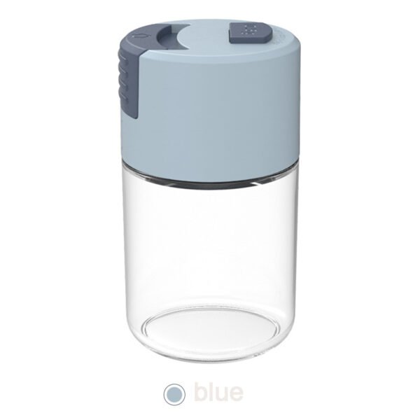 Quantitative Salt Shaker Push Type Salt Control Bottle Seasoning Jar Tool Pepper Spice Container Glass Limit