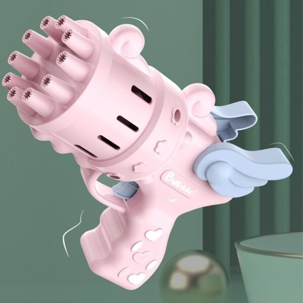 Soap Machine Gun Gatling Bubble Gun Gun With Soap Pool Toys Outdoor Games Garden Child Magic 1
