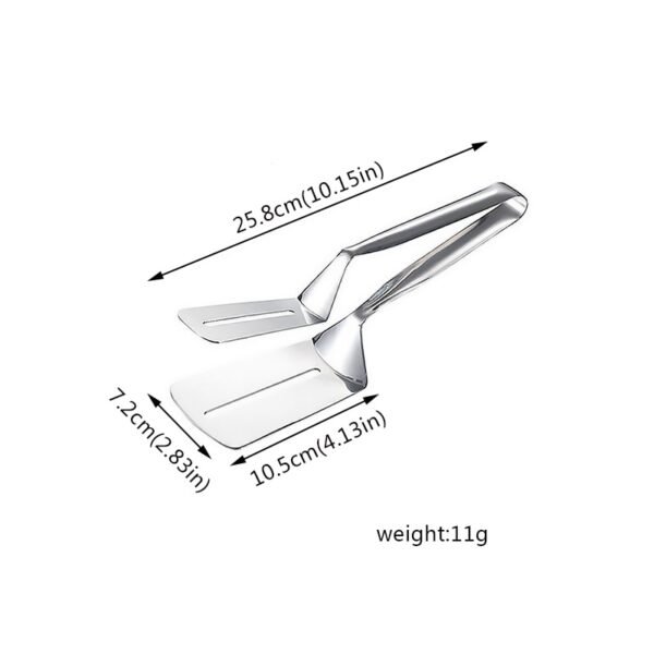 Stainless Steel Barbecue Tongs Fried Steak Shovel Fried Fish Spatula Shovel Non Stick Grilling Clamp Kitchen 5