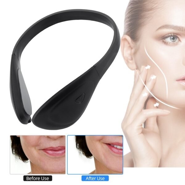 USB V Shape Face Lifting Massager Improve Fine Lines Device Sonic Vibration Massage Anti Wrinkle Machine
