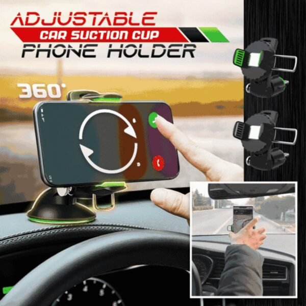 2021 New Adjustable Car Suction Cup Phone Holder Universal Vent Set Phone Holder GPS Holder Mount 1