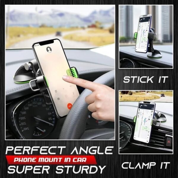 2021 New Adjustable Car Suction Cup Phone Holder Universal Vent Set Phone Holder GPS Holder Mount