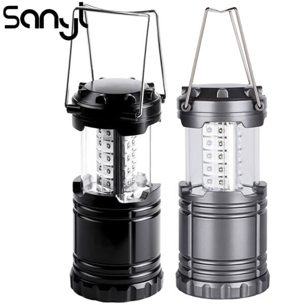30LED Tent Lamp Waterproof Camping Light Power by 3 AA Battery Emergency Light Portable Lantern Working