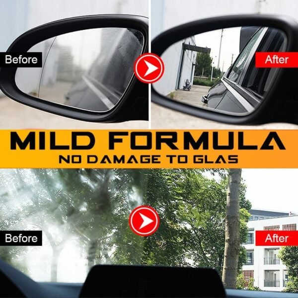 Car Glass Oil Film Removing Paste Deep Cleaning Polishing Glass Cleaner for Auto Windshield Home Streak 1