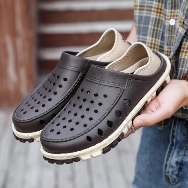 Classic Slip On Garden Clog Shoes Men Quick Drying Summer Beach Slipper Breathable Outdoor Sandals Platform 2