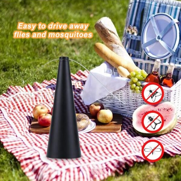 Fly Repellent Fan Insect Killer Outdoor Table Protect Food Insect Away Fan Fly Destroyer For Home 4