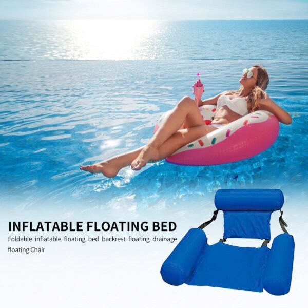 Inflatable Mattresses Water Swimming Pool Accessories Hammock Lounge Chairs Pool Float Water Sports Toys Float Mat 5