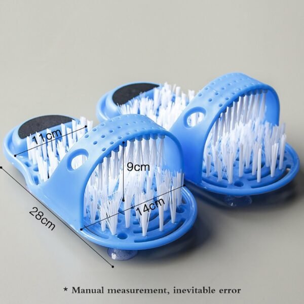 Shower Foot Scrubber Massager Cleaner Spa Exfoliating Washer Wash Slipper Tools Bathroom Bath Foot Brushes Remove 1
