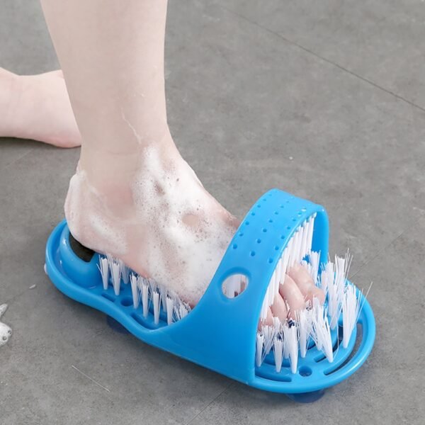 Shower Foot Scrubber Massager Cleaner Spa Exfoliating Washer Wash Slipper Tools Bathroom Bath Foot Brushes Remove 5