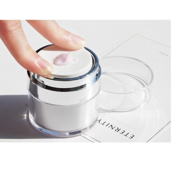 1pc 15 30 50g Airless Pump Jar Empty Acrylic Cream Bottle Refillable Cosmetic Easy To Use 1