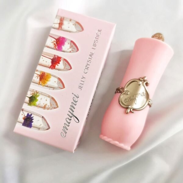 Jelly Lipsticks Lip Balm Transparent Long Lasting Moisturizing Flower Lip Stick Lip Care Makeup Cosmetic TSLM1 5