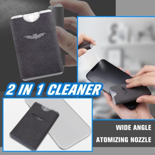 Screen Cleaner Phone Screen Cleaner Spray Computer Screen Dust Remover Microfiber Cloth Seat Cleaning Artifact Cleaning 1