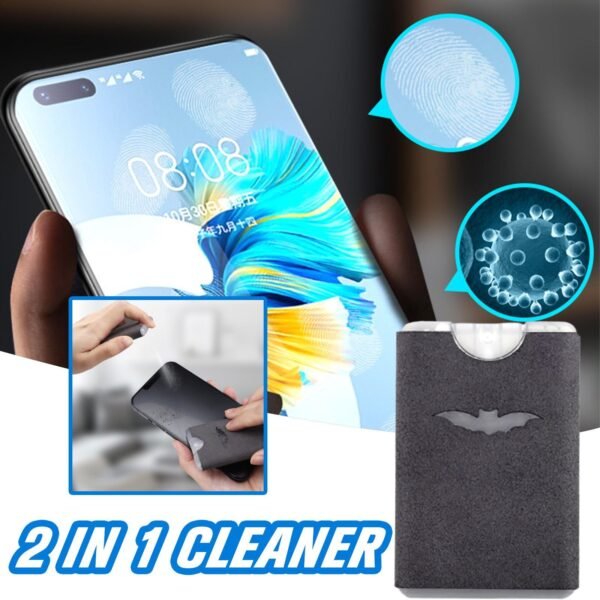 Screen Cleaner Phone Screen Cleaner Spray Computer Screen Dust Remover Microfiber Cloth Seat Cleaning Artifact Cleaning